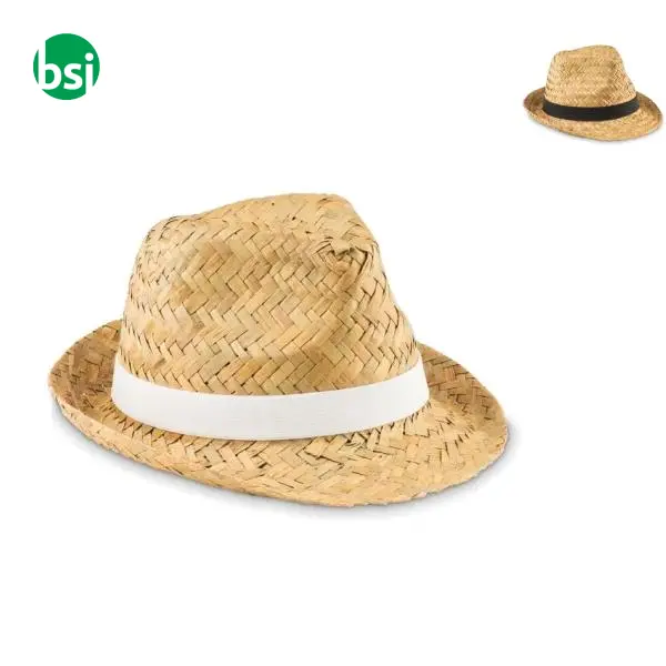 Cappello in paglia naturale - MONTEVIDEO -  1