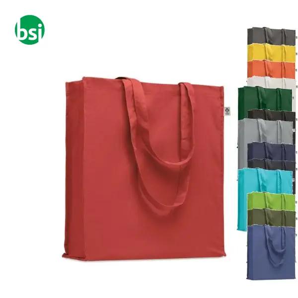 Shopper in cotone biologico - BENTE COLOUR -  1