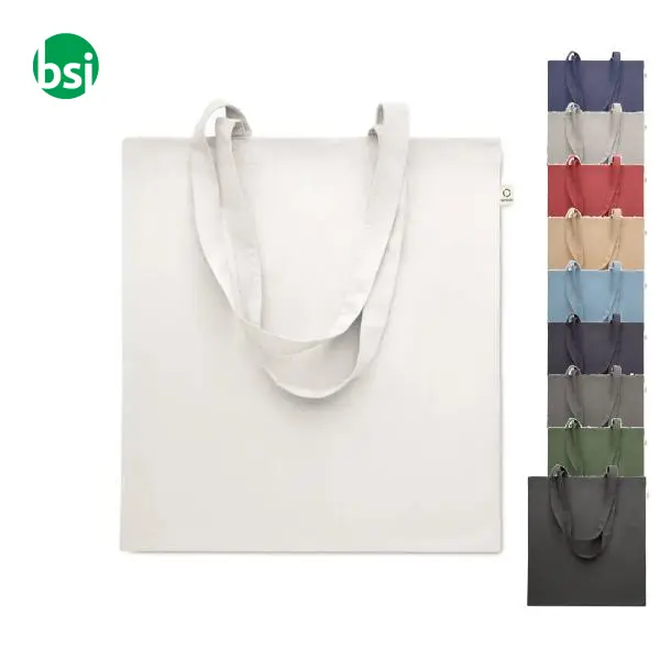 Shopper in cotone riciclato - VIVEKA COLOUR -  1