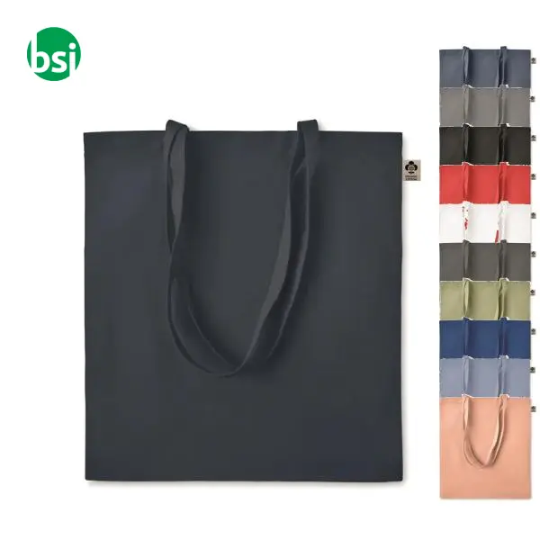Shopper in cotone organico - ZIMDE COLOUR -  1