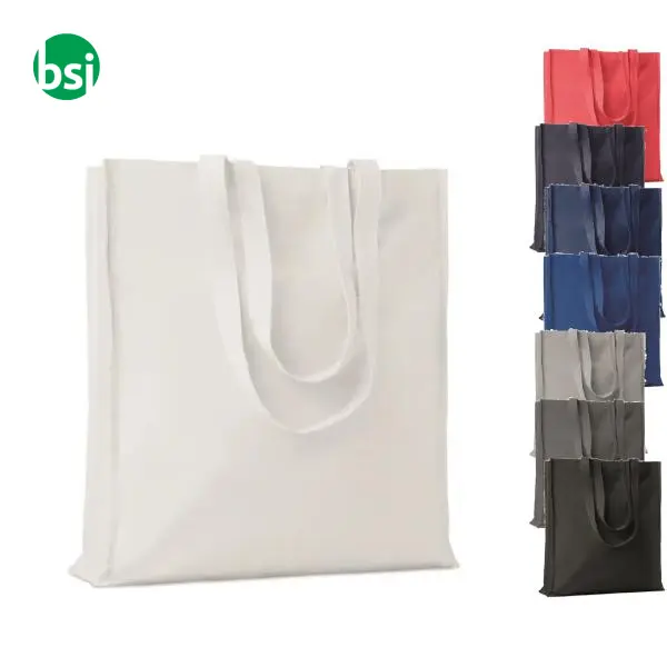 Shopper in cotone c/soffietto - PORTOBELLO -  1