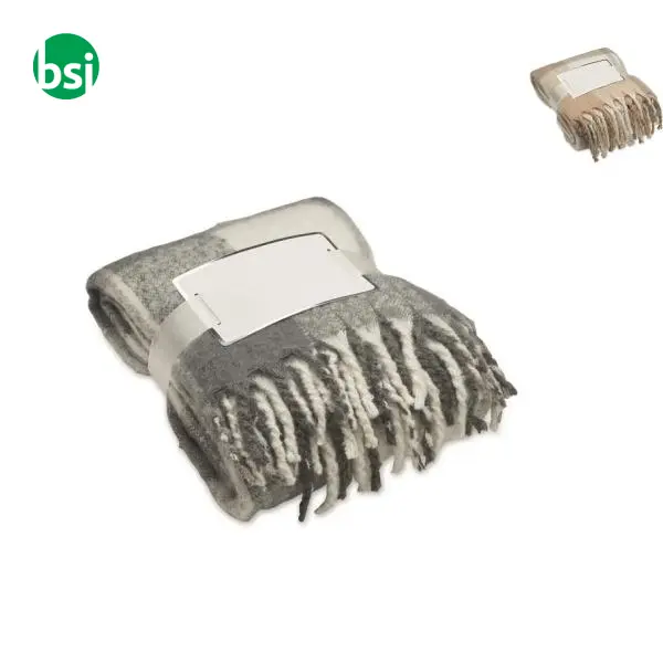 Coperta in mohair a scacchi - QUET -  1