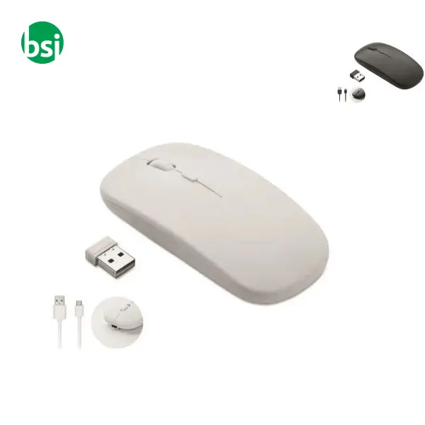 Mouse wireless ricaricabile - CURVY C -  1
