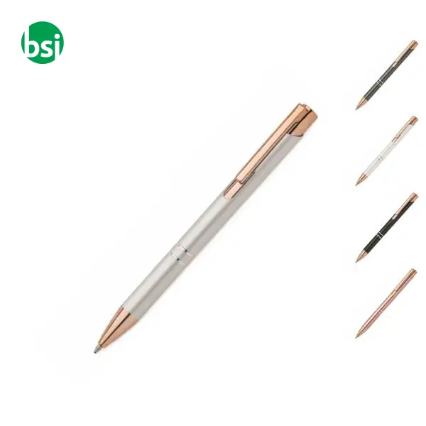 Penna in alluminio ririclato - BERN ROSE -  1