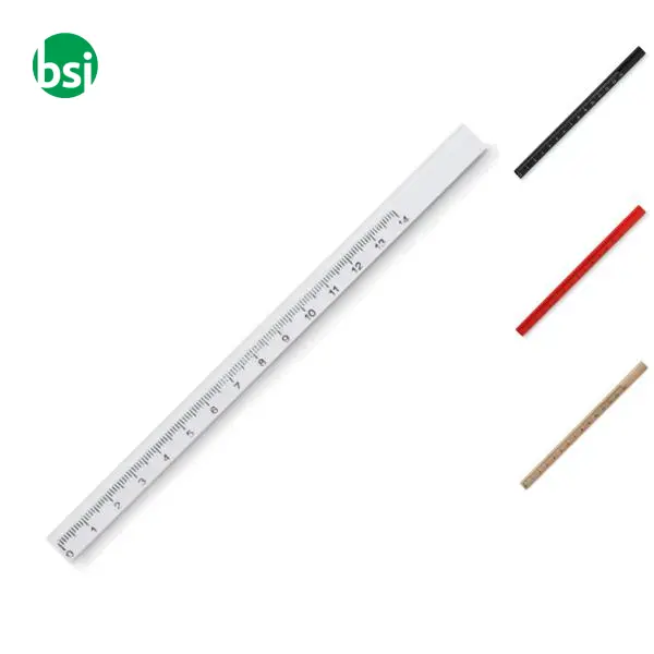 Matita da falegname con righel  - MADEROS -  1