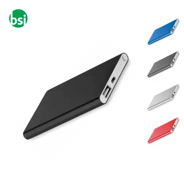 Power bank in alluminio 4000 mAh - POWERFLAT -  1