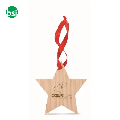 Stella in legno - WOOSTAR - Immagine 2