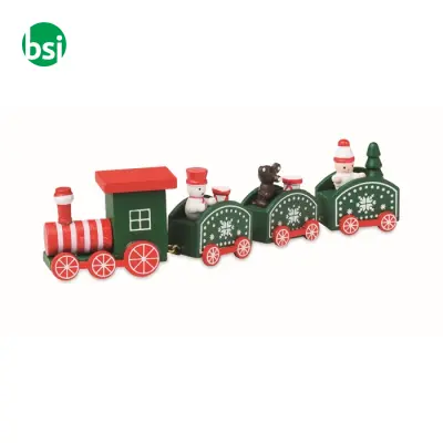 Treno di Natale in legno - JUNA