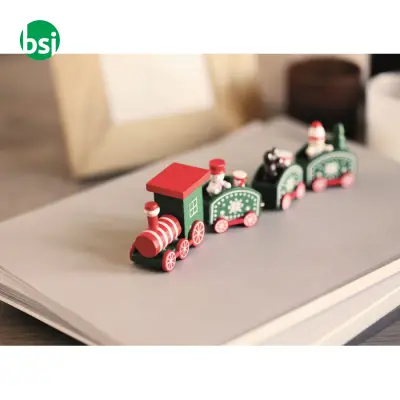 Treno di Natale in legno - JUNA - Immagine 7