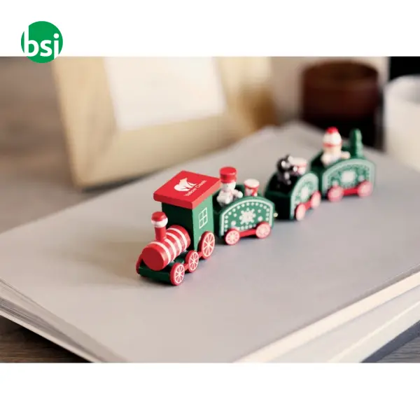Treno di Natale in legno - JUNA -  8