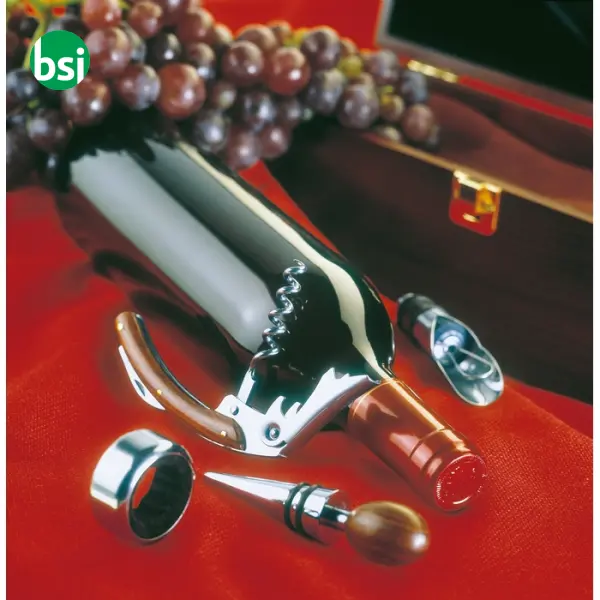 Set vino in legno - COSTIERES -  2