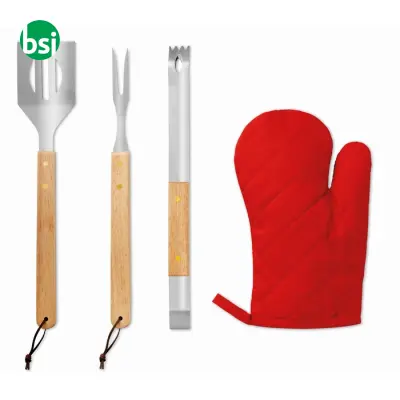 Grembiule con 3 utensili - DONAU EAST - Immagine 4