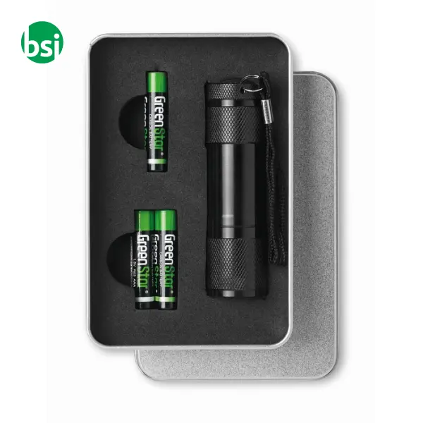 Torcia LED confezione latta - LED PLUS -  1