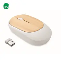 Mouse senza fili in bambù - CURVY BAM