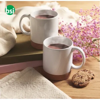 Tazza in ceramica e sughero 280ml - KAROO - Immagine 2