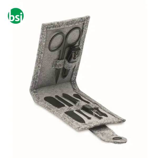 Set manicure 6 pezzi in feltro - NAILKIT FELT -  1