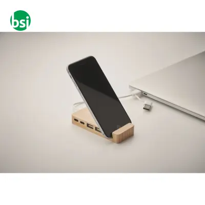 Hub USB a 4 porte in bamboo - HUBSTAND - Immagine 7