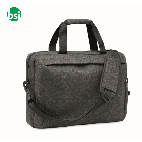 Porta laptop in feltro RPET 15'' - PLANA -  1