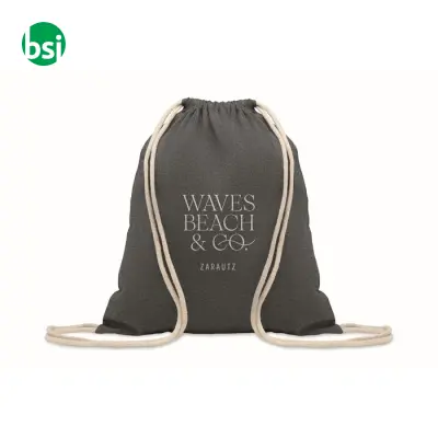 Borsa in cotone riciclato 140 gr/m - MUJIKA - Immagine 2