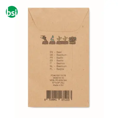 Semi di basilico in busta kraft - BASILOP - Immagine 3