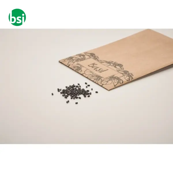 Semi di basilico in busta kraft - BASILOP -  4