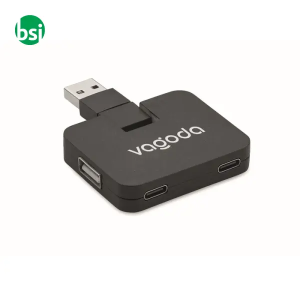 Hub USB a 4 porte - SQUARE-C -  2