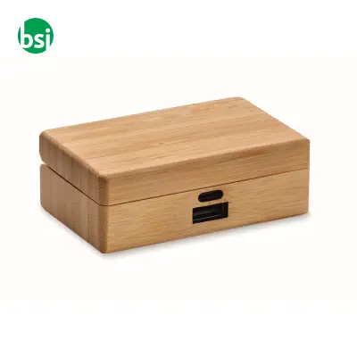 Auricolari TWS in custodia bambu' - OREBAM - Immagine 6