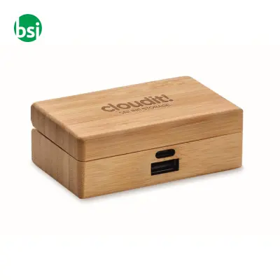 Auricolari TWS in custodia bambu' - OREBAM - Immagine 7