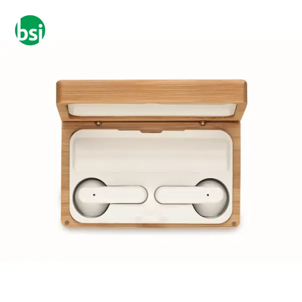 Auricolari TWS in custodia bambu' - OREBAM -  11