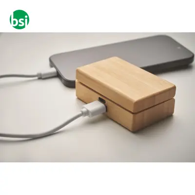 Auricolari TWS in custodia bambu' - OREBAM - Immagine 17