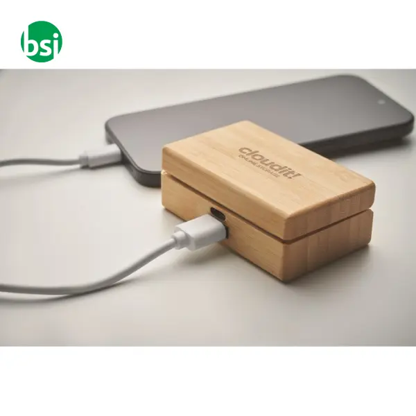 Auricolari TWS in custodia bambu' - OREBAM -  18