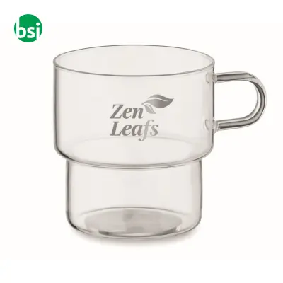 Tazza in vetro borosilicato 300ml - BOROMUG - Immagine 2