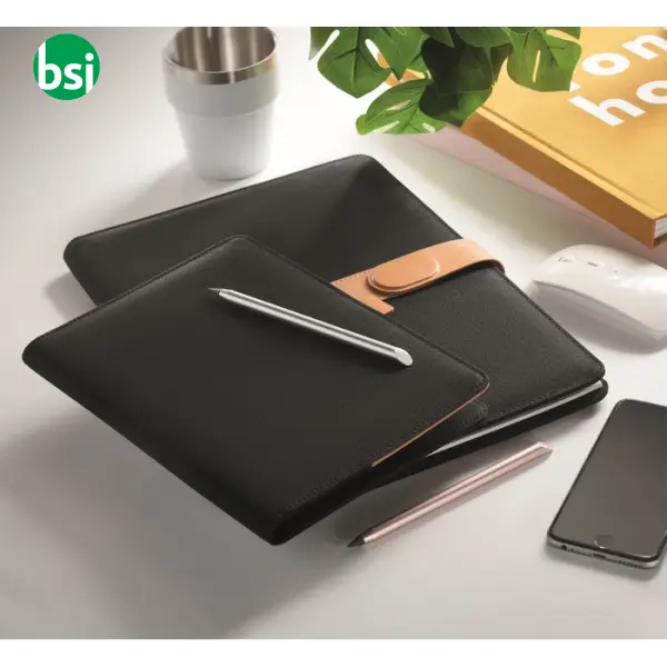 Cartella conferenze A4 RPET - FAUX -  2