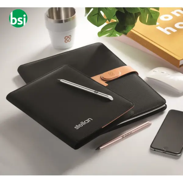 Cartella conferenze A4 RPET - FAUX -  3