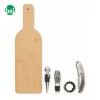 Set da vino forma di bottiglia - VINOVAULT SET