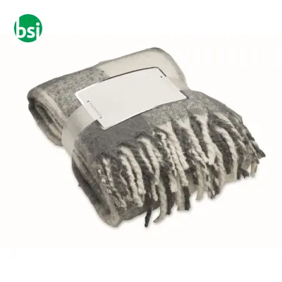 Coperta in mohair a scacchi - QUET - Immagine 21