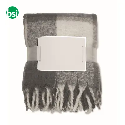 Coperta in mohair a scacchi - QUET - Immagine 4