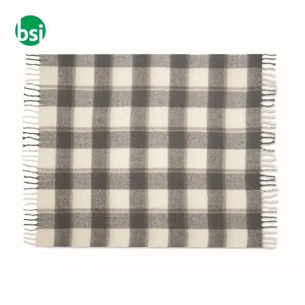 Coperta in mohair a scacchi - QUET -  5