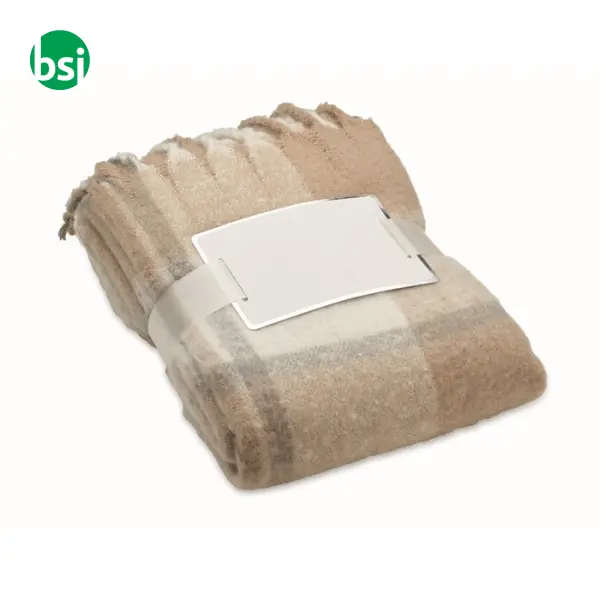 Coperta in mohair a scacchi - QUET -  17