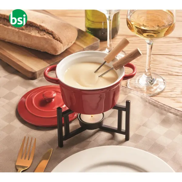 Set fonduta in ceramica 300 ml - BIG KASE -  2