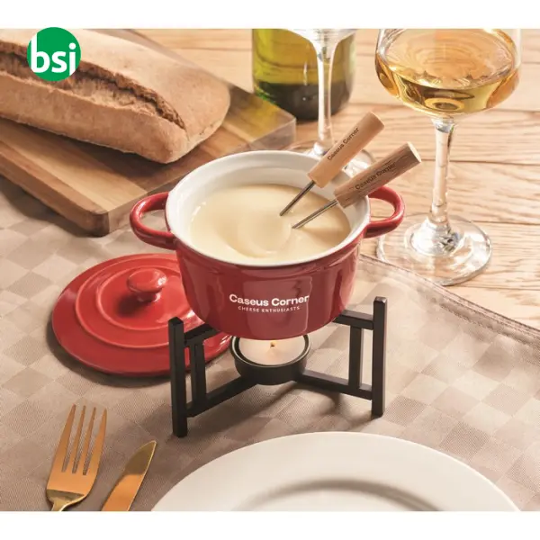 Set fonduta in ceramica 300 ml - BIG KASE -  3