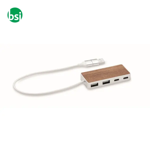 Hub USB 4 porte - UBAH -  1