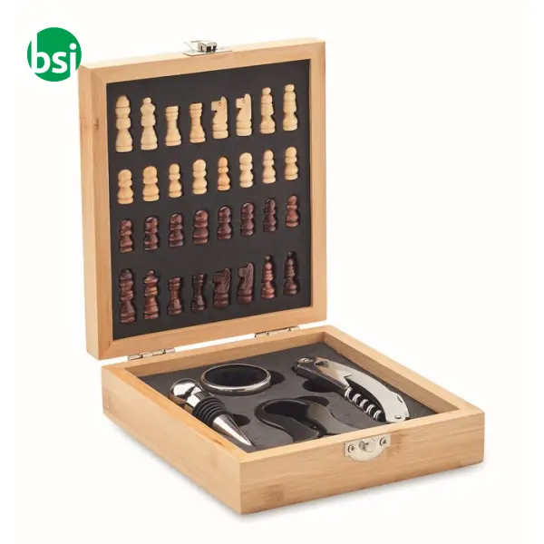 Set da vino con scacchiera - CHESSET -  1