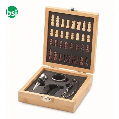 Set da vino con scacchiera - CHESSET - Immagine 5