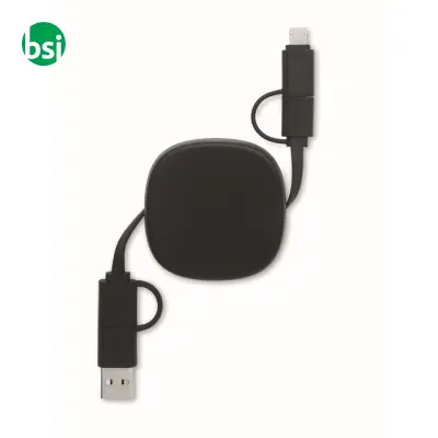 Cavo di ricarica retrattile da 60W - LINEA - Immagine 2