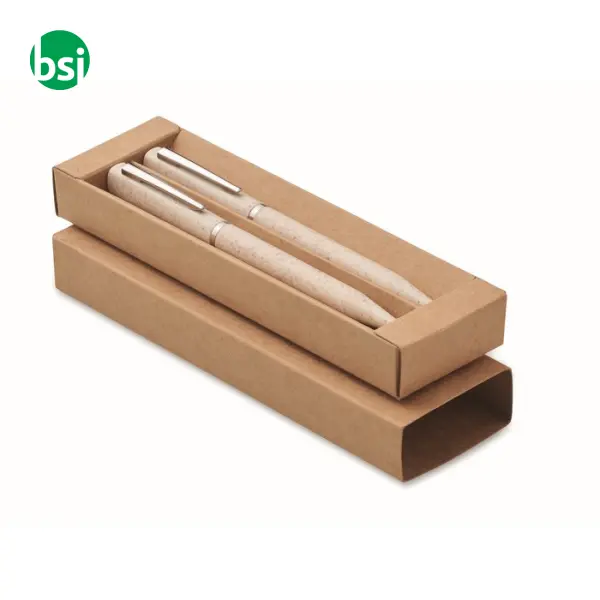 Set di penne in pagliadi grano - PEAT -  1