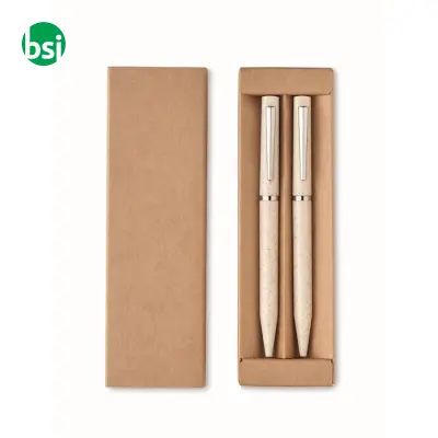 Set di penne in pagliadi grano - PEAT - Immagine 3