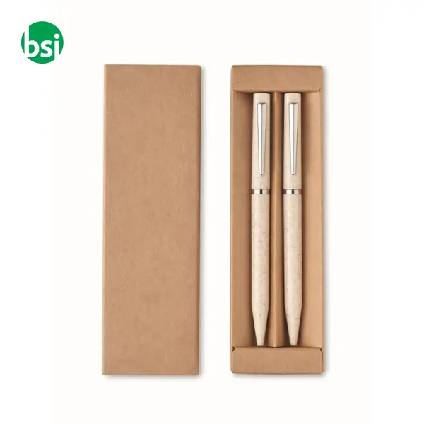 Set di penne in pagliadi grano - PEAT -  3