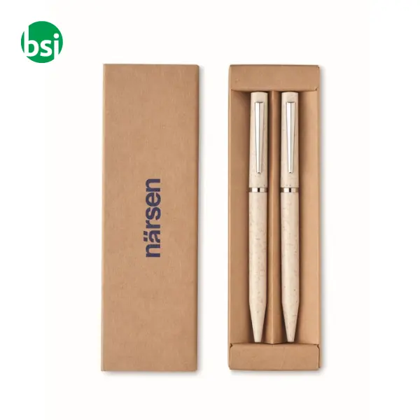 Set di penne in pagliadi grano - PEAT -  4