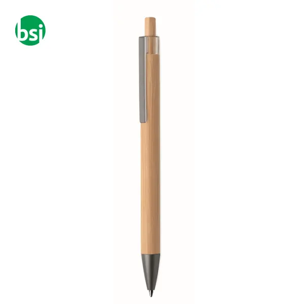 Penna a pulsante in bambù - ITEA -  1